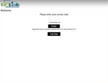 Tablet Screenshot of ecolinkcontrols.com